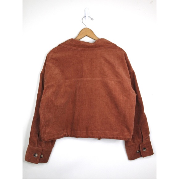 Anthropologie J.O.A Corduroy Cropped Utility Jacket - Picture 5 of 14